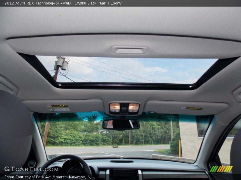 Crystal Black Pearl / Ebony 2012 Acura RDX Technology SH-AWD