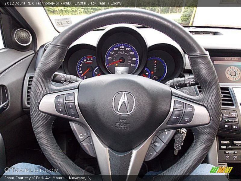 Crystal Black Pearl / Ebony 2012 Acura RDX Technology SH-AWD