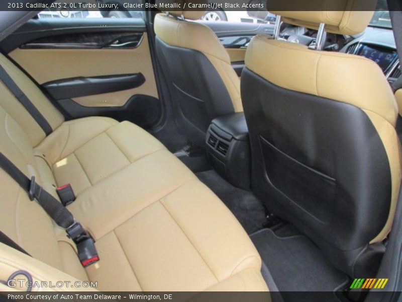 Glacier Blue Metallic / Caramel/Jet Black Accents 2013 Cadillac ATS 2.0L Turbo Luxury