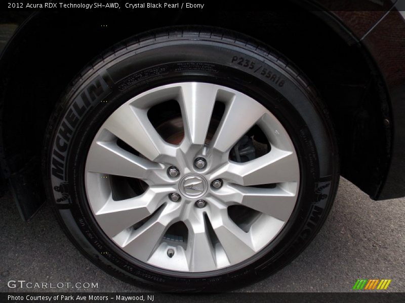 Crystal Black Pearl / Ebony 2012 Acura RDX Technology SH-AWD