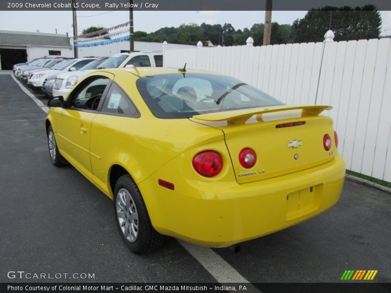 Rally Yellow / Gray 2009 Chevrolet Cobalt LS Coupe