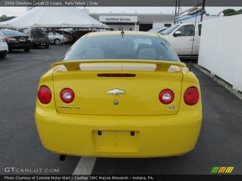 Rally Yellow / Gray 2009 Chevrolet Cobalt LS Coupe