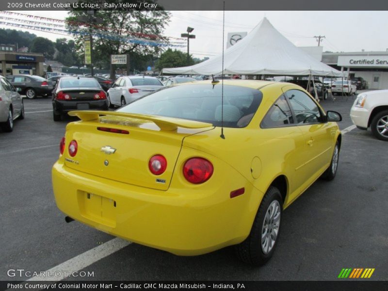 Rally Yellow / Gray 2009 Chevrolet Cobalt LS Coupe