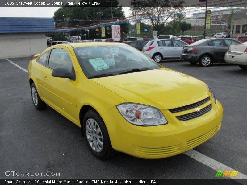Rally Yellow / Gray 2009 Chevrolet Cobalt LS Coupe