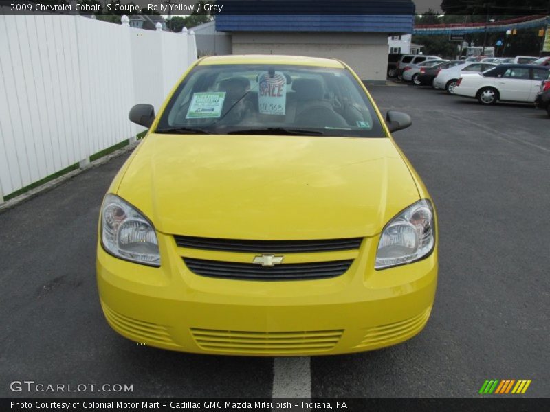 Rally Yellow / Gray 2009 Chevrolet Cobalt LS Coupe