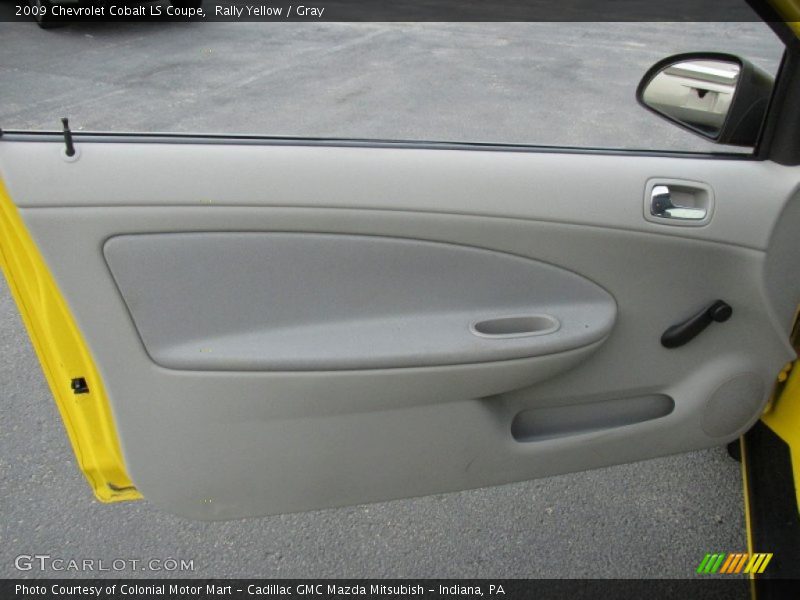 Rally Yellow / Gray 2009 Chevrolet Cobalt LS Coupe
