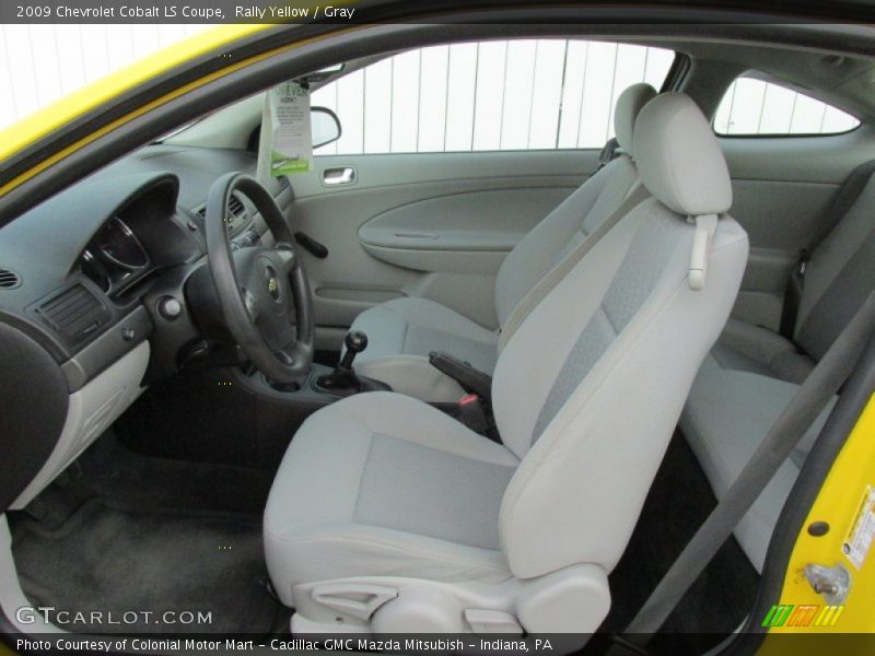 Rally Yellow / Gray 2009 Chevrolet Cobalt LS Coupe