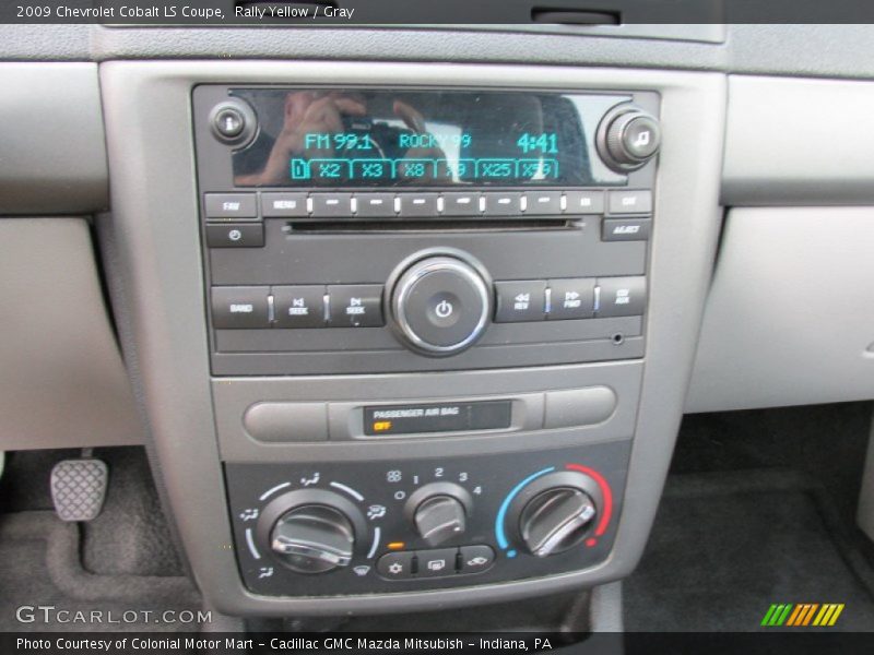 Rally Yellow / Gray 2009 Chevrolet Cobalt LS Coupe