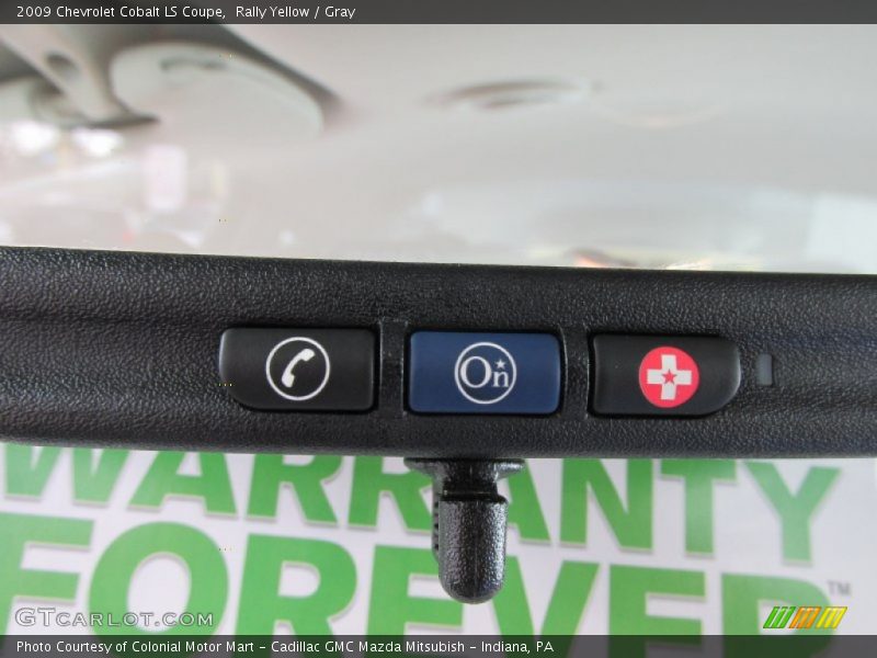 Rally Yellow / Gray 2009 Chevrolet Cobalt LS Coupe