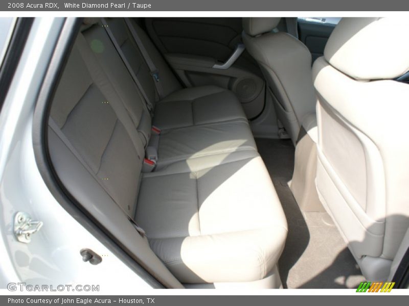 White Diamond Pearl / Taupe 2008 Acura RDX