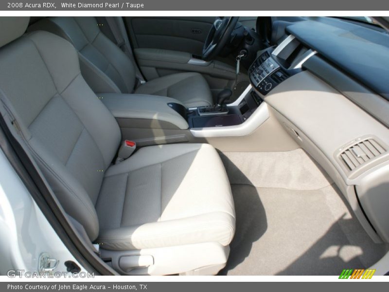 White Diamond Pearl / Taupe 2008 Acura RDX