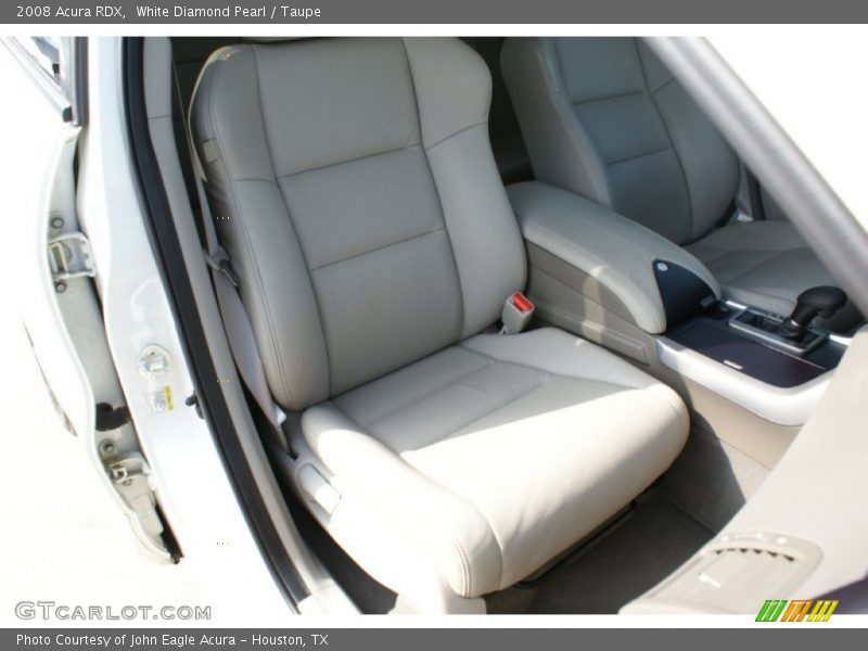 White Diamond Pearl / Taupe 2008 Acura RDX
