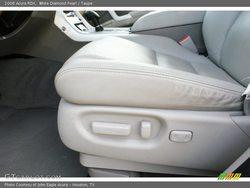 White Diamond Pearl / Taupe 2008 Acura RDX