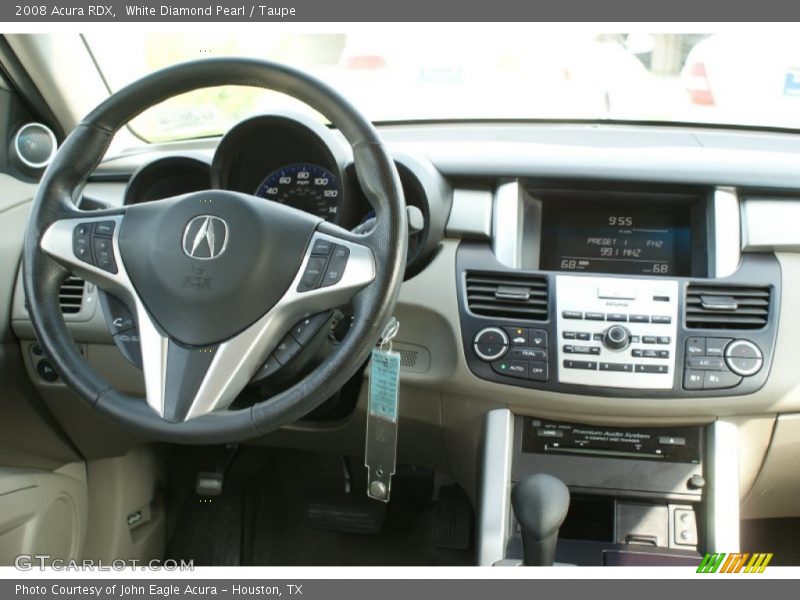 White Diamond Pearl / Taupe 2008 Acura RDX