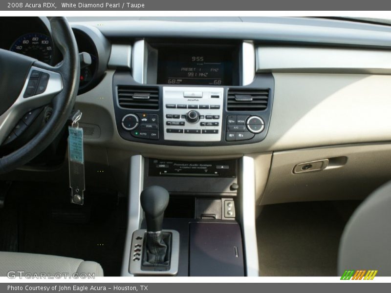 White Diamond Pearl / Taupe 2008 Acura RDX