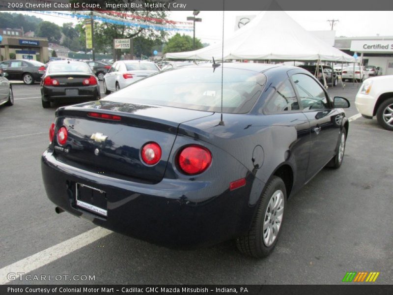 Imperial Blue Metallic / Gray 2009 Chevrolet Cobalt LS Coupe