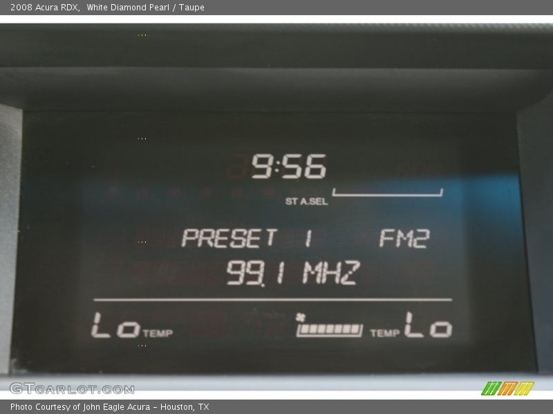 White Diamond Pearl / Taupe 2008 Acura RDX