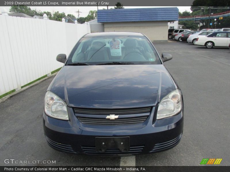 Imperial Blue Metallic / Gray 2009 Chevrolet Cobalt LS Coupe
