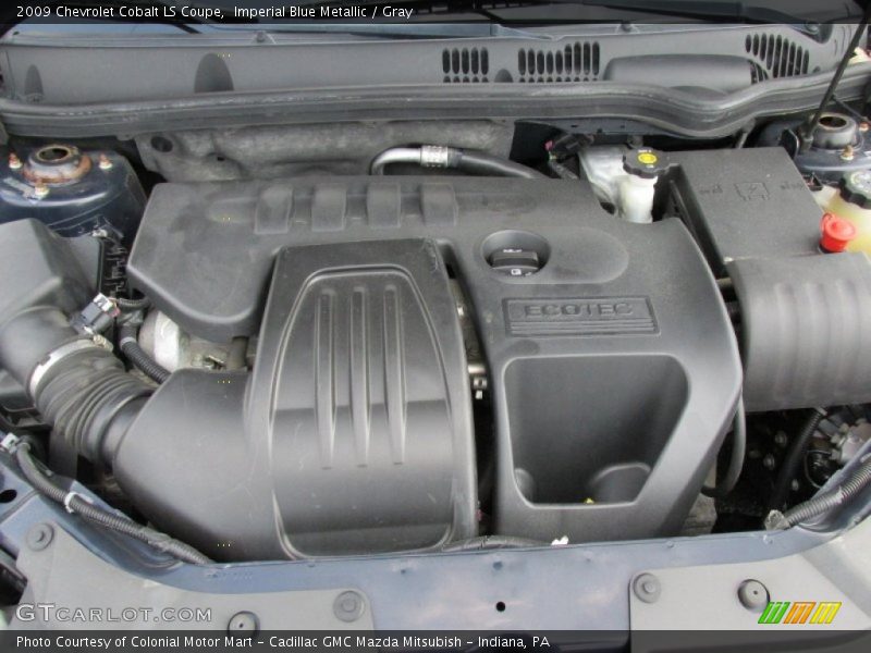 Imperial Blue Metallic / Gray 2009 Chevrolet Cobalt LS Coupe