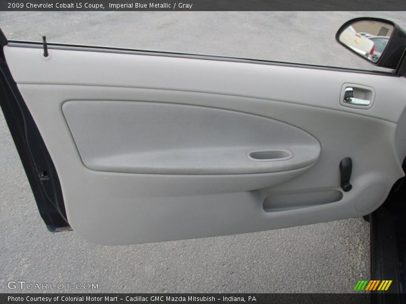 Imperial Blue Metallic / Gray 2009 Chevrolet Cobalt LS Coupe