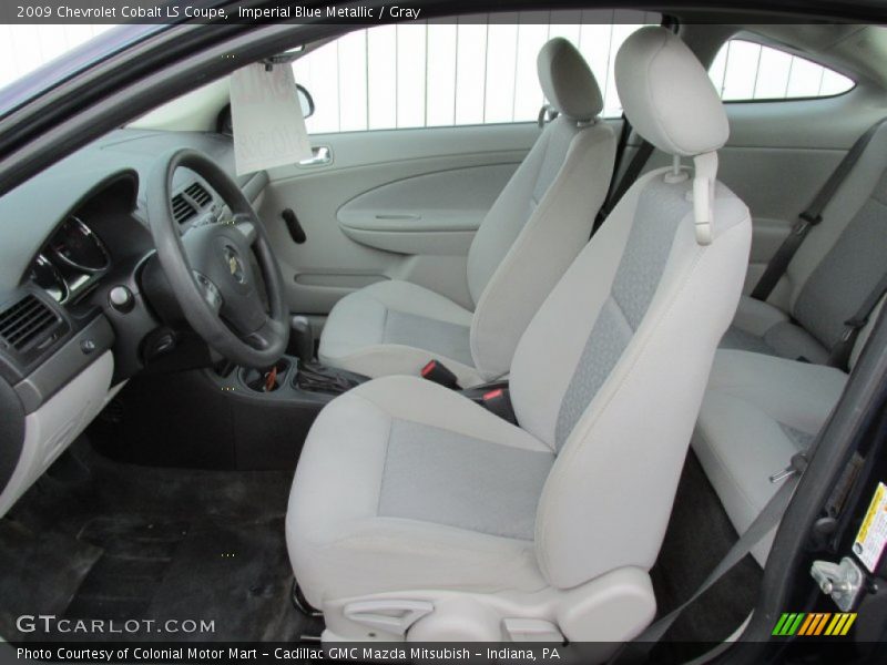 Imperial Blue Metallic / Gray 2009 Chevrolet Cobalt LS Coupe