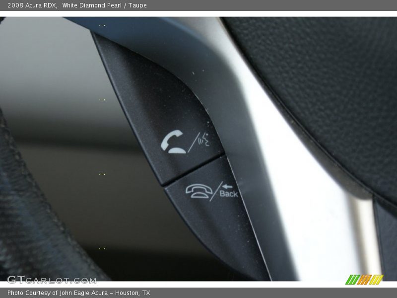 White Diamond Pearl / Taupe 2008 Acura RDX