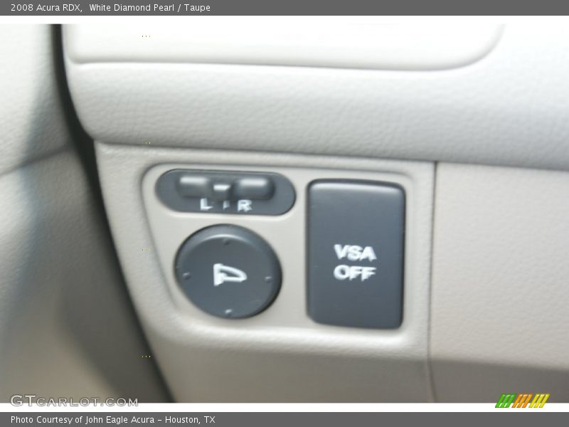 White Diamond Pearl / Taupe 2008 Acura RDX