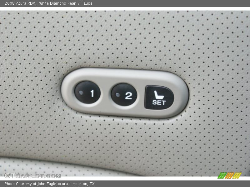 White Diamond Pearl / Taupe 2008 Acura RDX