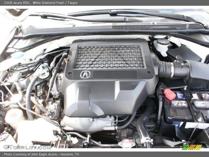 White Diamond Pearl / Taupe 2008 Acura RDX