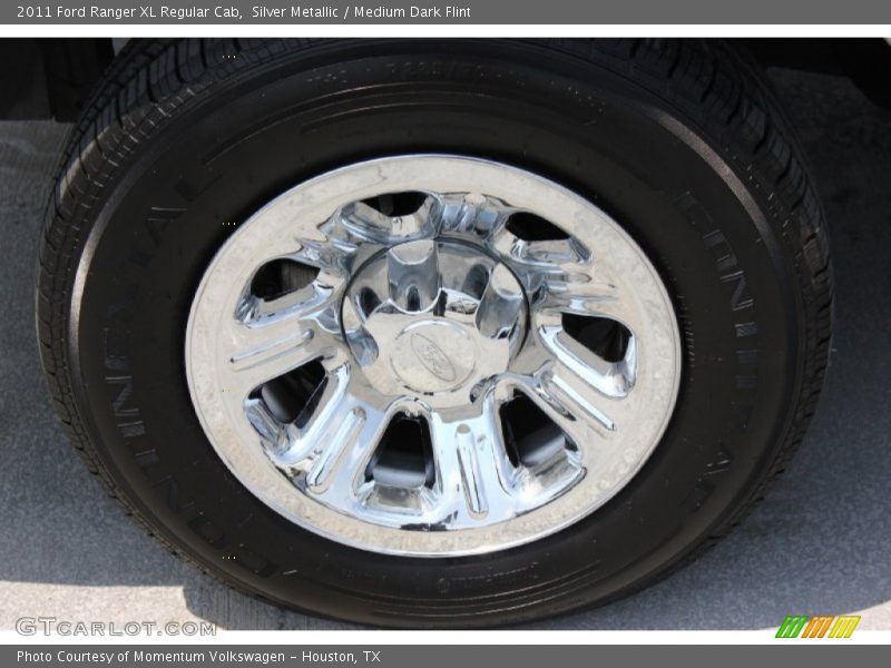 Silver Metallic / Medium Dark Flint 2011 Ford Ranger XL Regular Cab