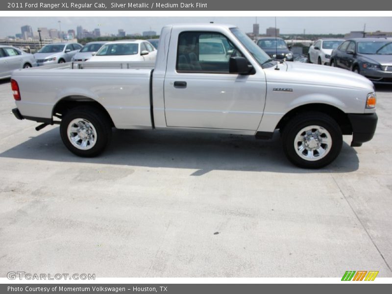 Silver Metallic / Medium Dark Flint 2011 Ford Ranger XL Regular Cab