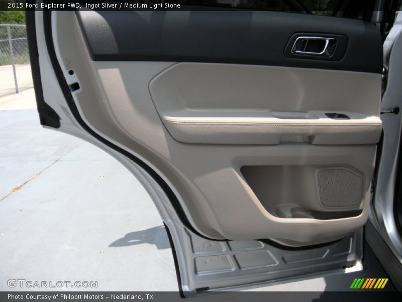 Ingot Silver / Medium Light Stone 2015 Ford Explorer FWD