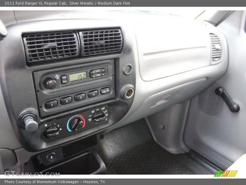 Silver Metallic / Medium Dark Flint 2011 Ford Ranger XL Regular Cab