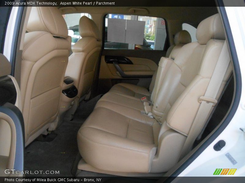 Aspen White Pearl / Parchment 2009 Acura MDX Technology