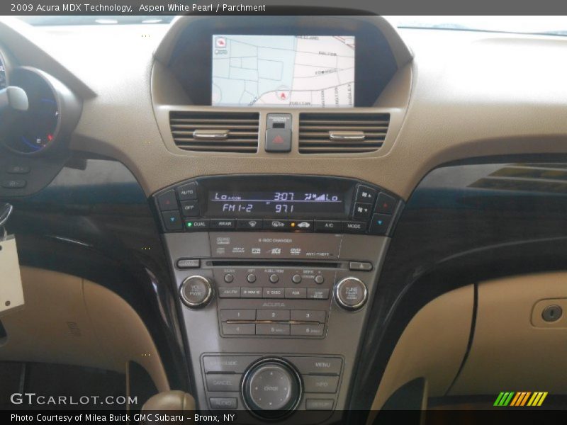Aspen White Pearl / Parchment 2009 Acura MDX Technology