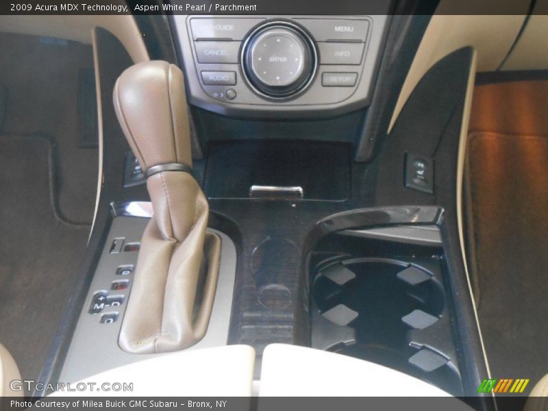 Aspen White Pearl / Parchment 2009 Acura MDX Technology