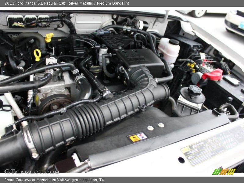 Silver Metallic / Medium Dark Flint 2011 Ford Ranger XL Regular Cab