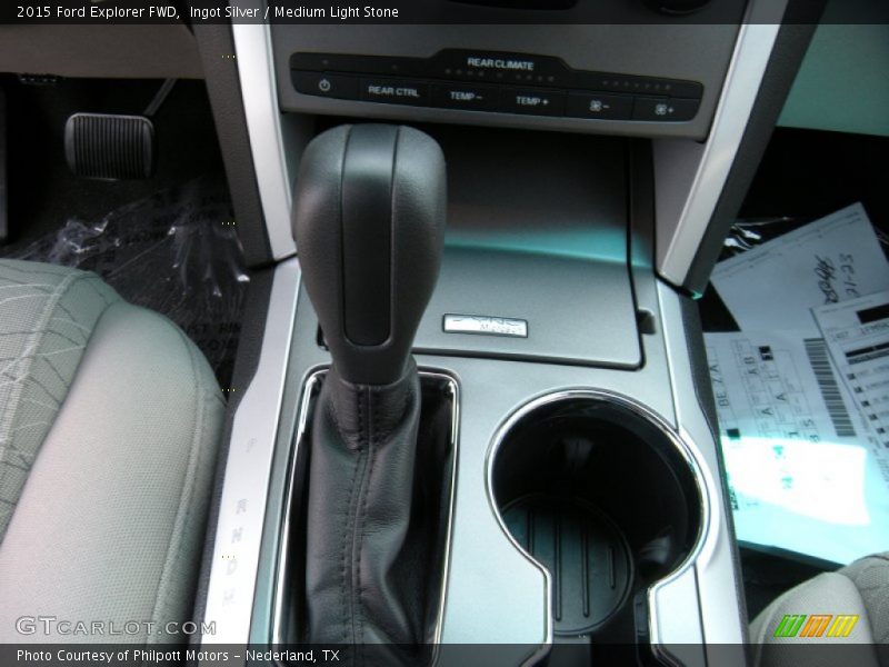 Ingot Silver / Medium Light Stone 2015 Ford Explorer FWD