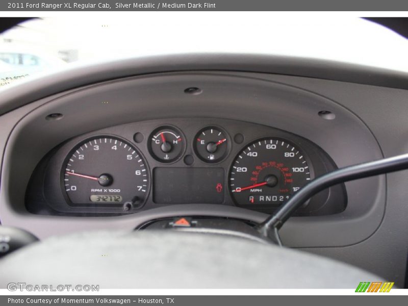 Silver Metallic / Medium Dark Flint 2011 Ford Ranger XL Regular Cab