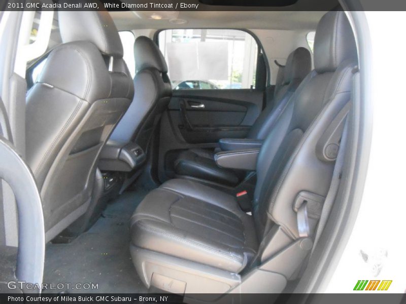 White Diamond Tintcoat / Ebony 2011 GMC Acadia Denali AWD