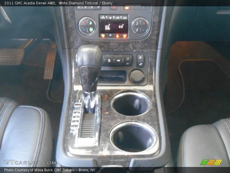 White Diamond Tintcoat / Ebony 2011 GMC Acadia Denali AWD