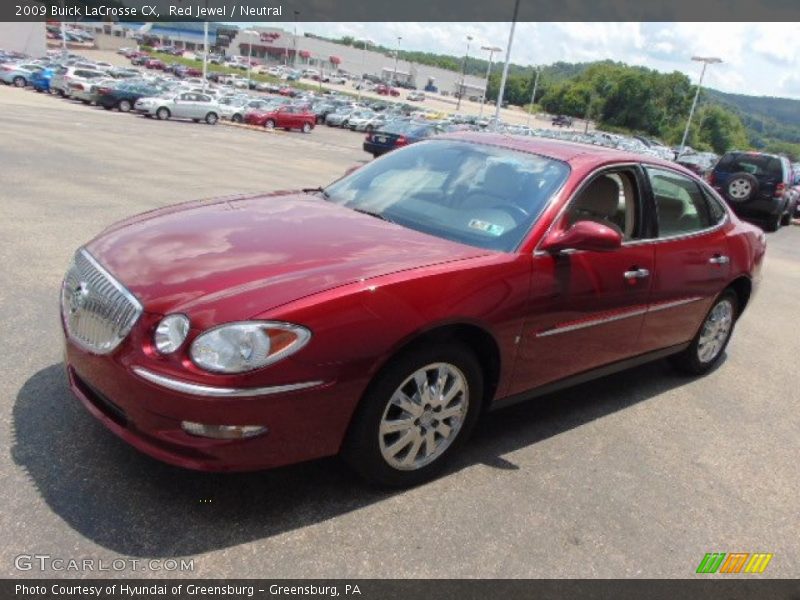 Red Jewel / Neutral 2009 Buick LaCrosse CX