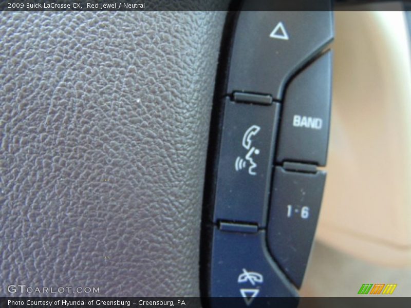 Red Jewel / Neutral 2009 Buick LaCrosse CX