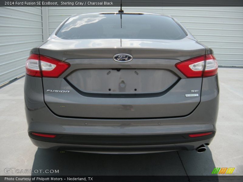 Sterling Gray / Charcoal Black 2014 Ford Fusion SE EcoBoost