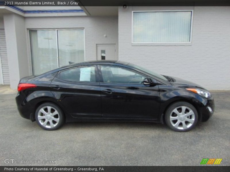 Black / Gray 2013 Hyundai Elantra Limited