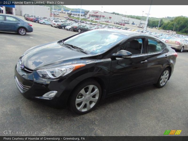 Black / Gray 2013 Hyundai Elantra Limited