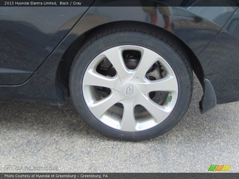 Black / Gray 2013 Hyundai Elantra Limited