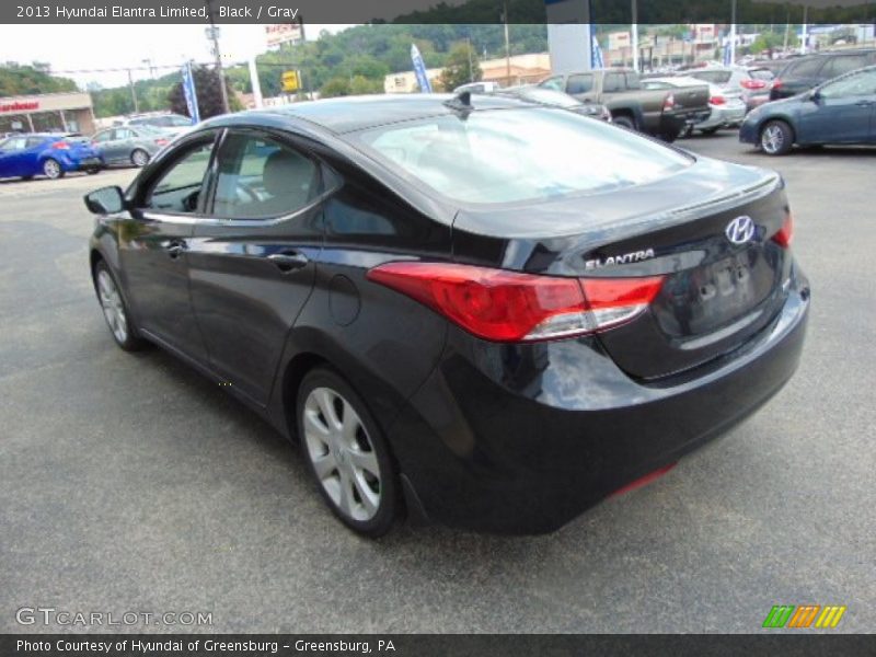 Black / Gray 2013 Hyundai Elantra Limited