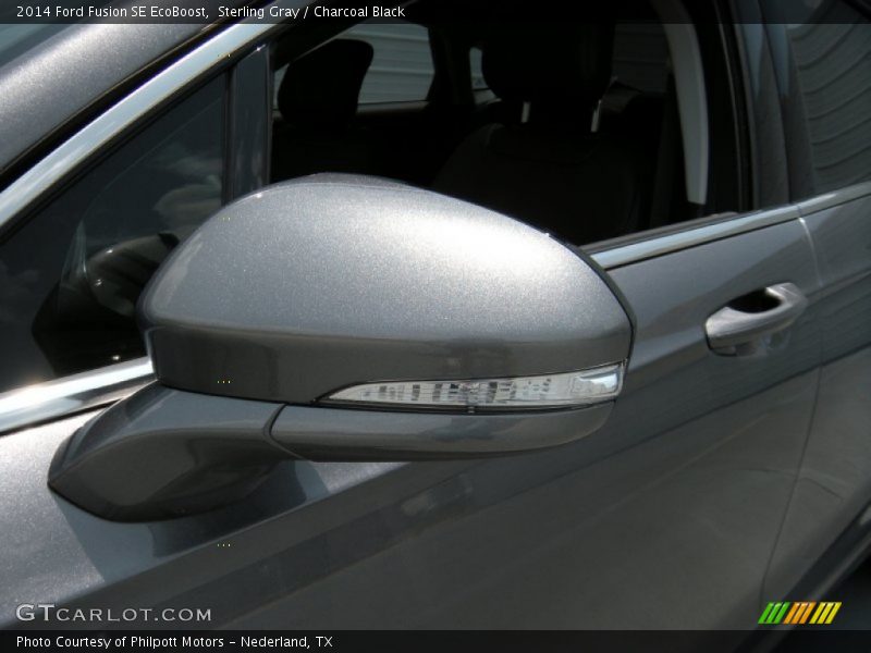 Sterling Gray / Charcoal Black 2014 Ford Fusion SE EcoBoost