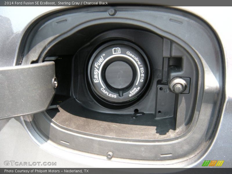 Sterling Gray / Charcoal Black 2014 Ford Fusion SE EcoBoost